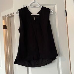 Ted baker London black silk sleeveless shirt size 3 (USA size 4/6)